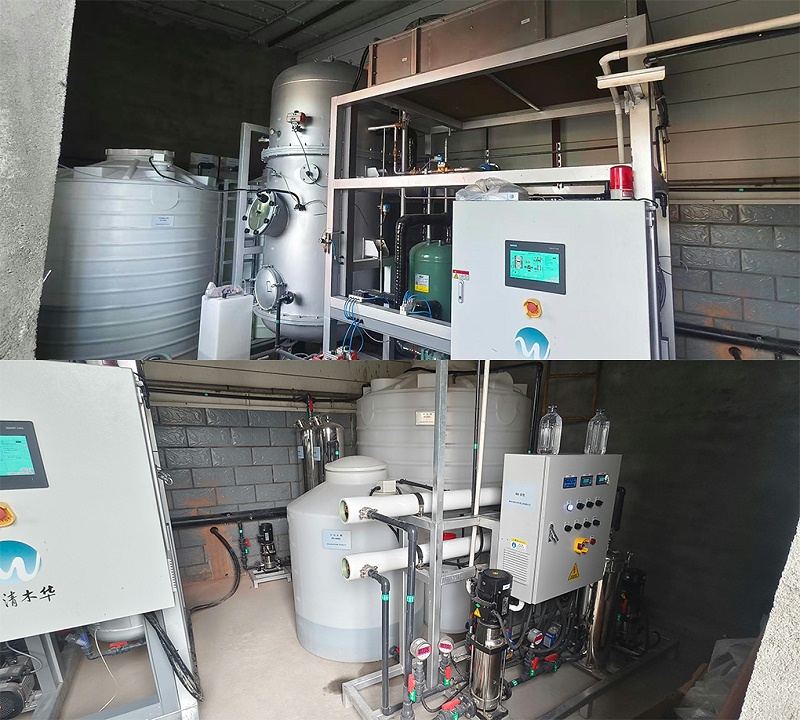 切削液廢水和顯影液廢水低溫蒸發(fā)項(xiàng)目現(xiàn)場