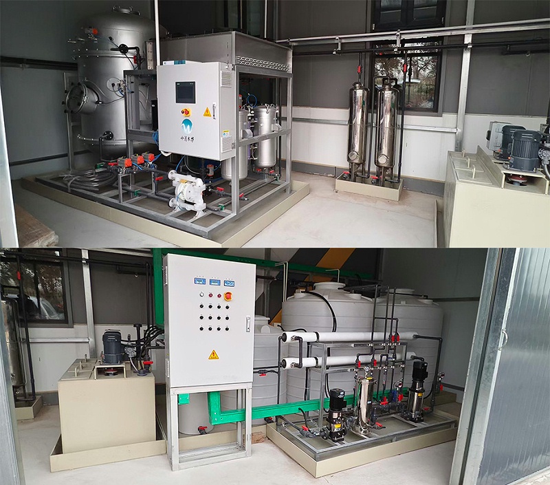 熒光檢測廢水和酸堿噴淋廢水低溫蒸發項目現場