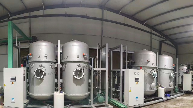 水清木華低溫蒸發器項目現場